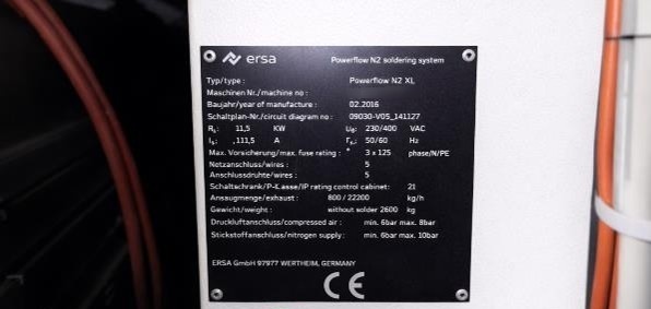 图为 已使用的 ERSA PowerFlow N2 XL 待售