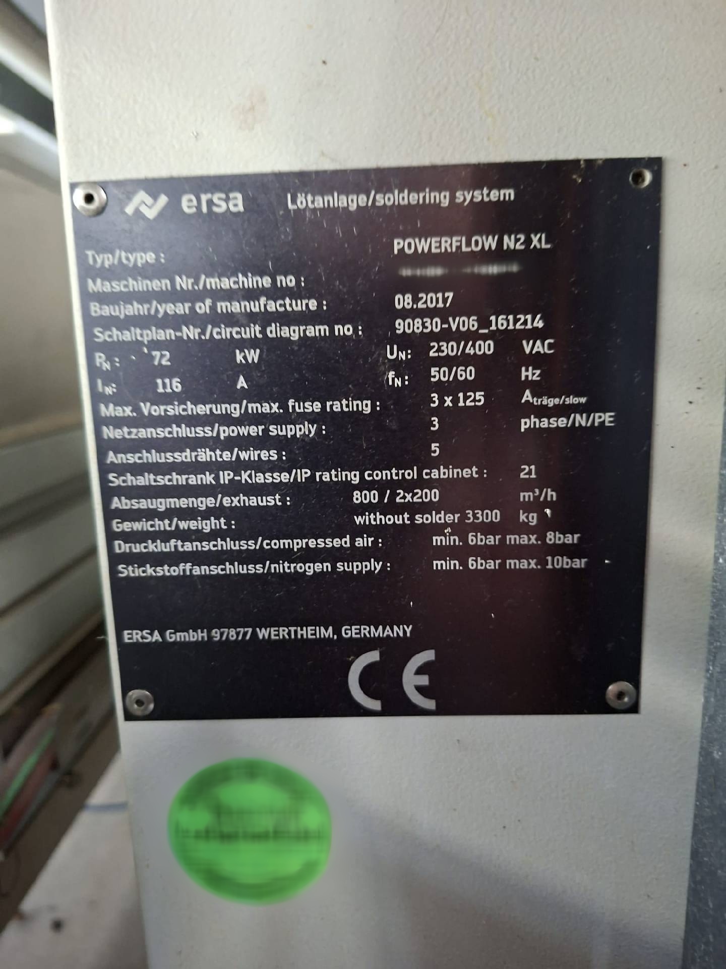 图为 已使用的 ERSA PowerFlow N2 XL 待售