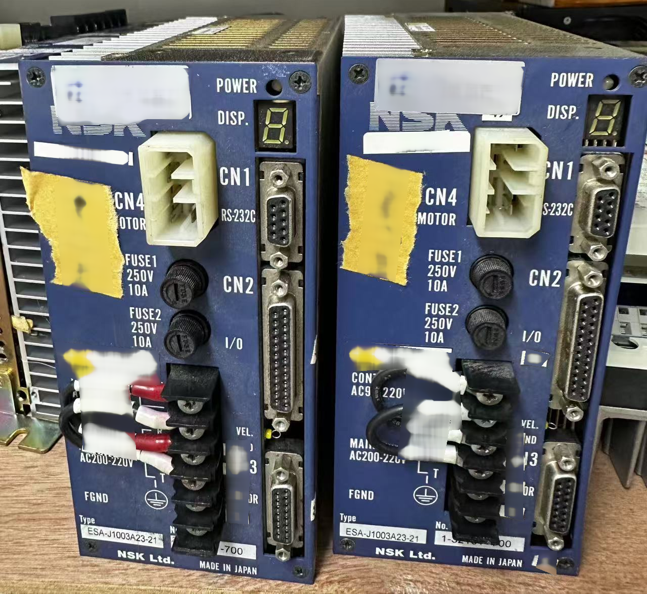 사진 사용됨 ESA / NSK Theta drivers for TEL / TOKYO ELECTRON ACT 8 판매용