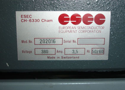 Photo Used ESEC 2005 For Sale