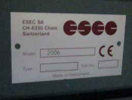 Foto Verwendet ESEC 2006 SSI Zum Verkauf