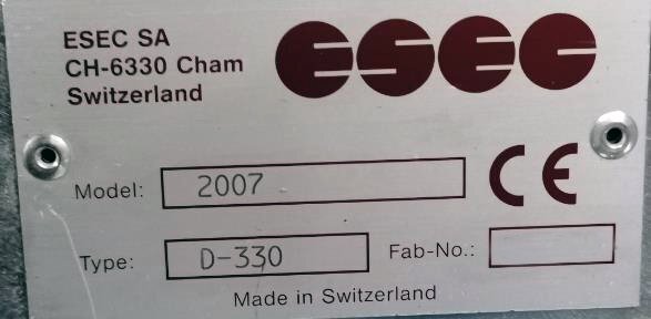 圖為 已使用的 ESEC 2007 SSI 待售