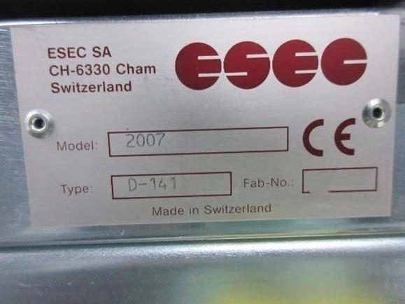Photo Used ESEC 2007 For Sale