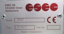 Photo Used ESEC 2007 For Sale