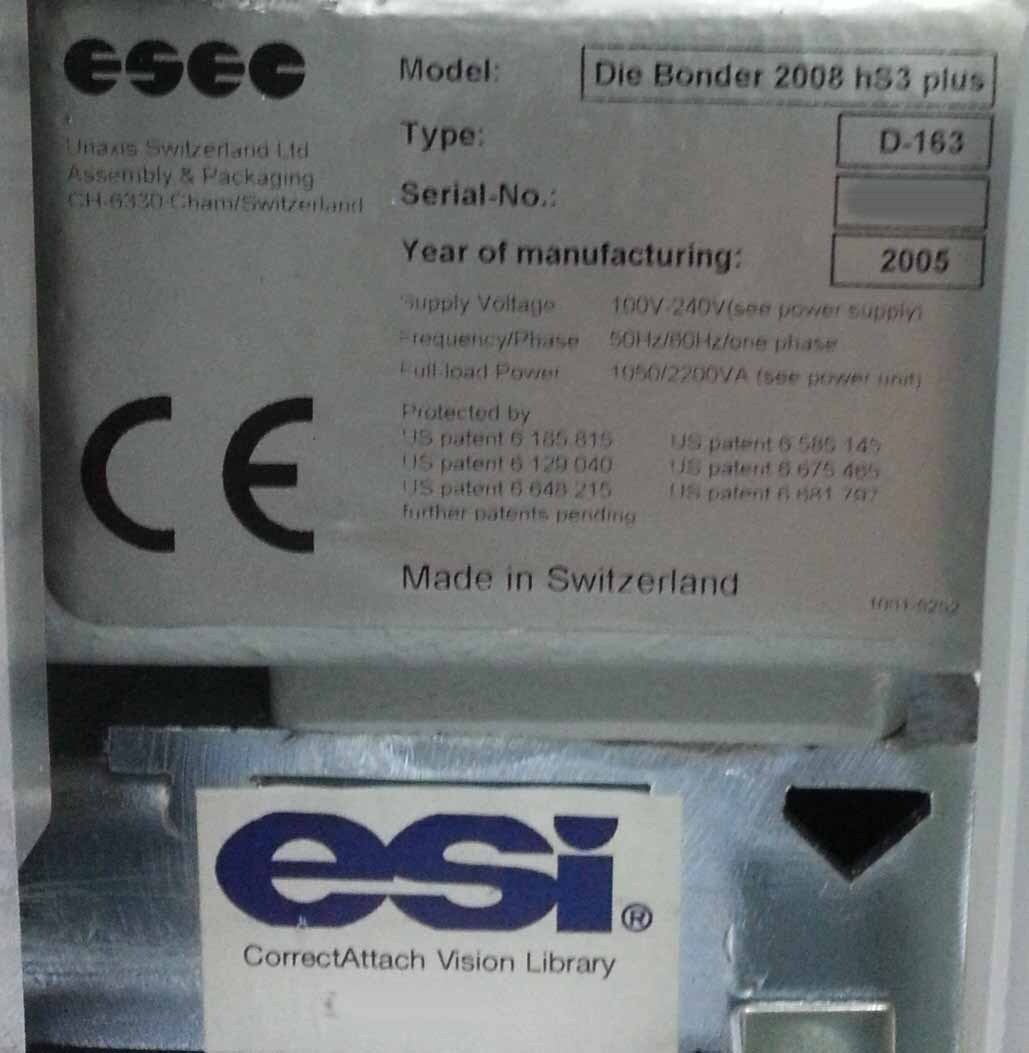图为 已使用的 ESEC 2008 HS3 Plus 待售