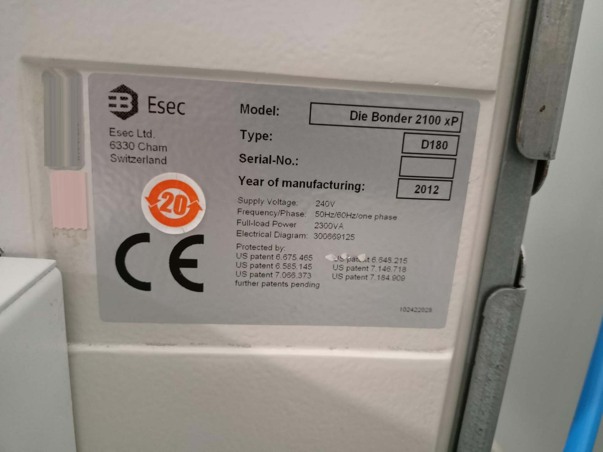 图为 已使用的 ESEC 2100 XP 待售