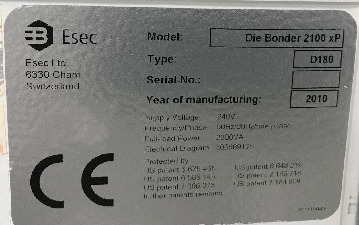 Photo Utilisé ESEC 2100 XP À vendre
