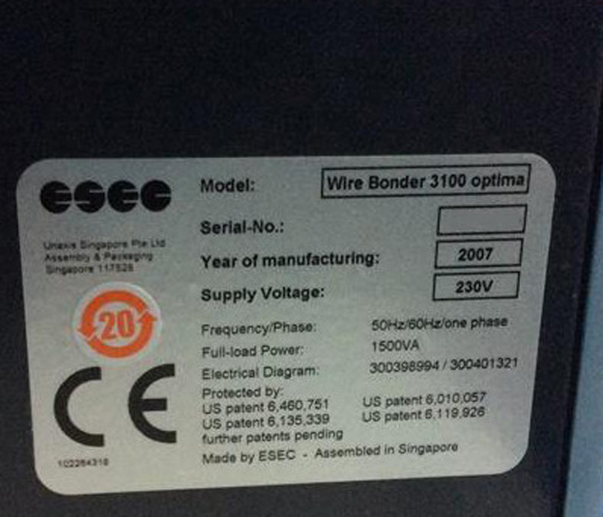 圖為 已使用的 ESEC 3100 Optima 待售