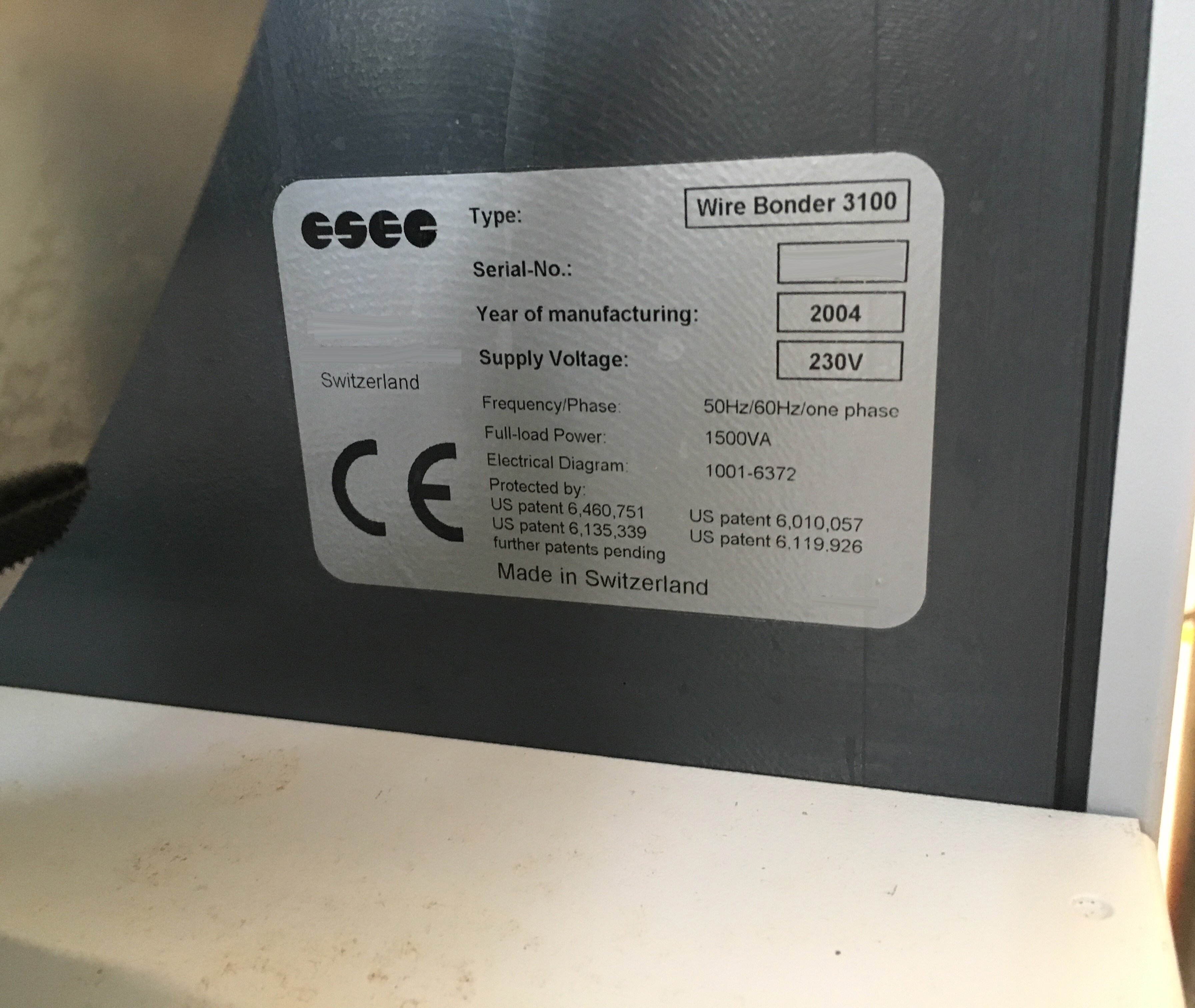 Photo Used ESEC 3100 Plus For Sale