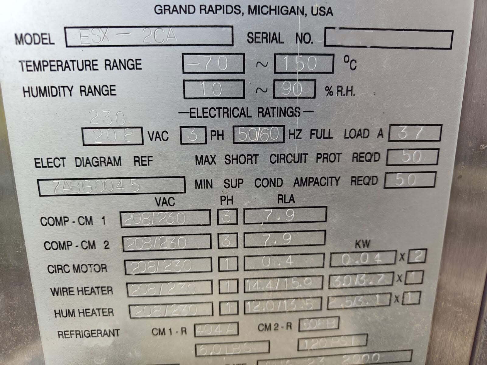 Foto Verwendet ESPEC ESX-2CA Zum Verkauf
