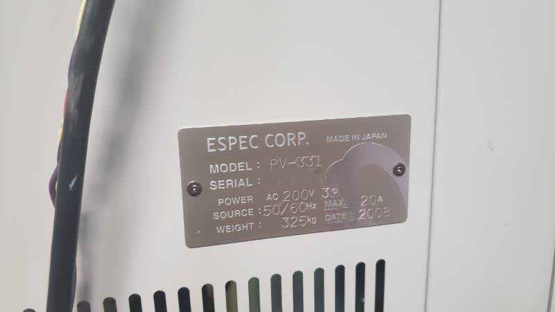 フォト（写真） 使用される ESPEC PV-331 販売のために