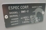 圖為 已使用的 ESPEC SMS-2 待售