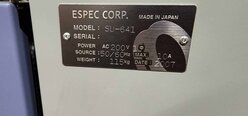 フォト（写真） 使用される ESPEC SU 641 販売のために