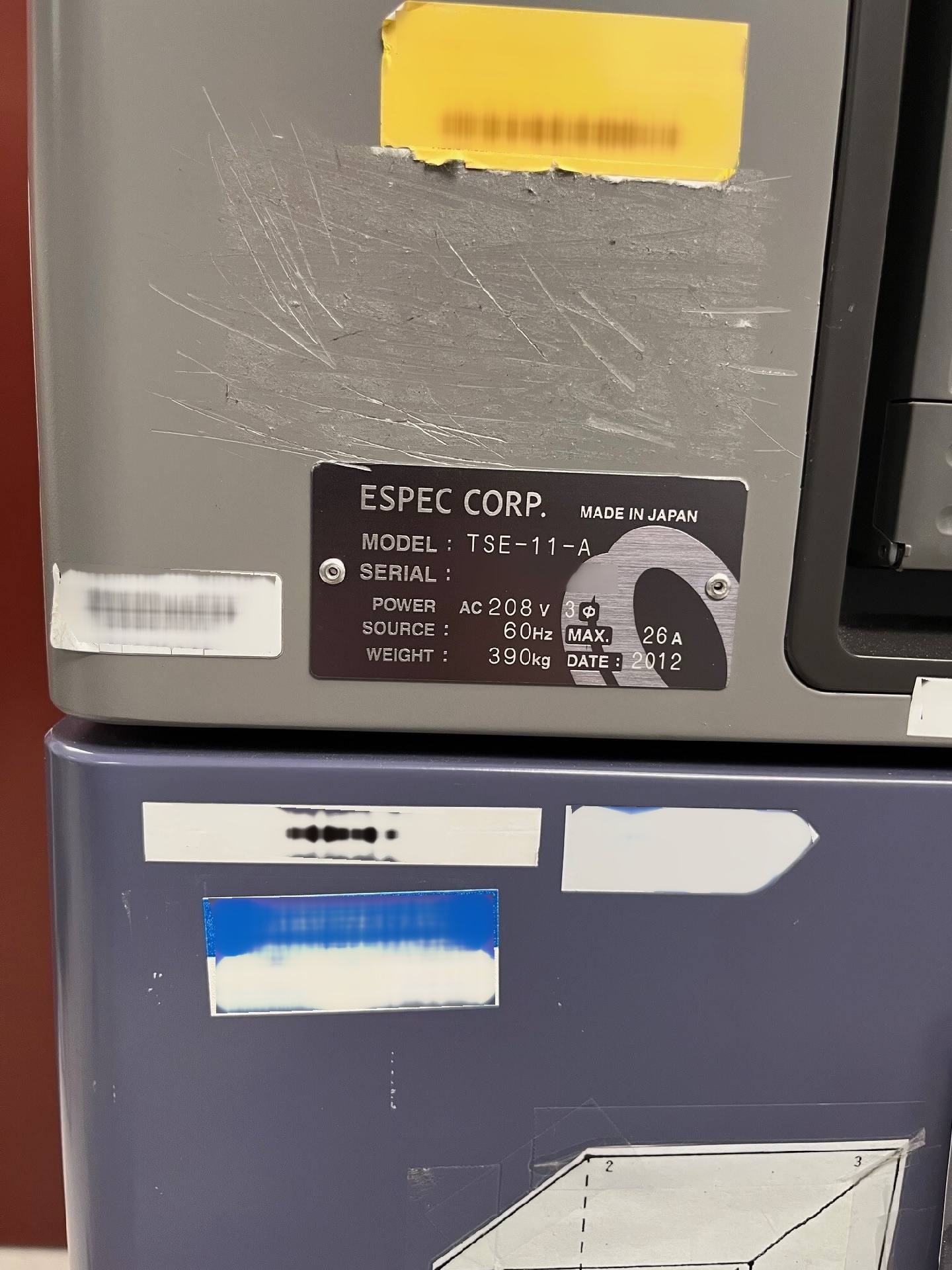 사진 사용됨 ESPEC TSE-11 판매용