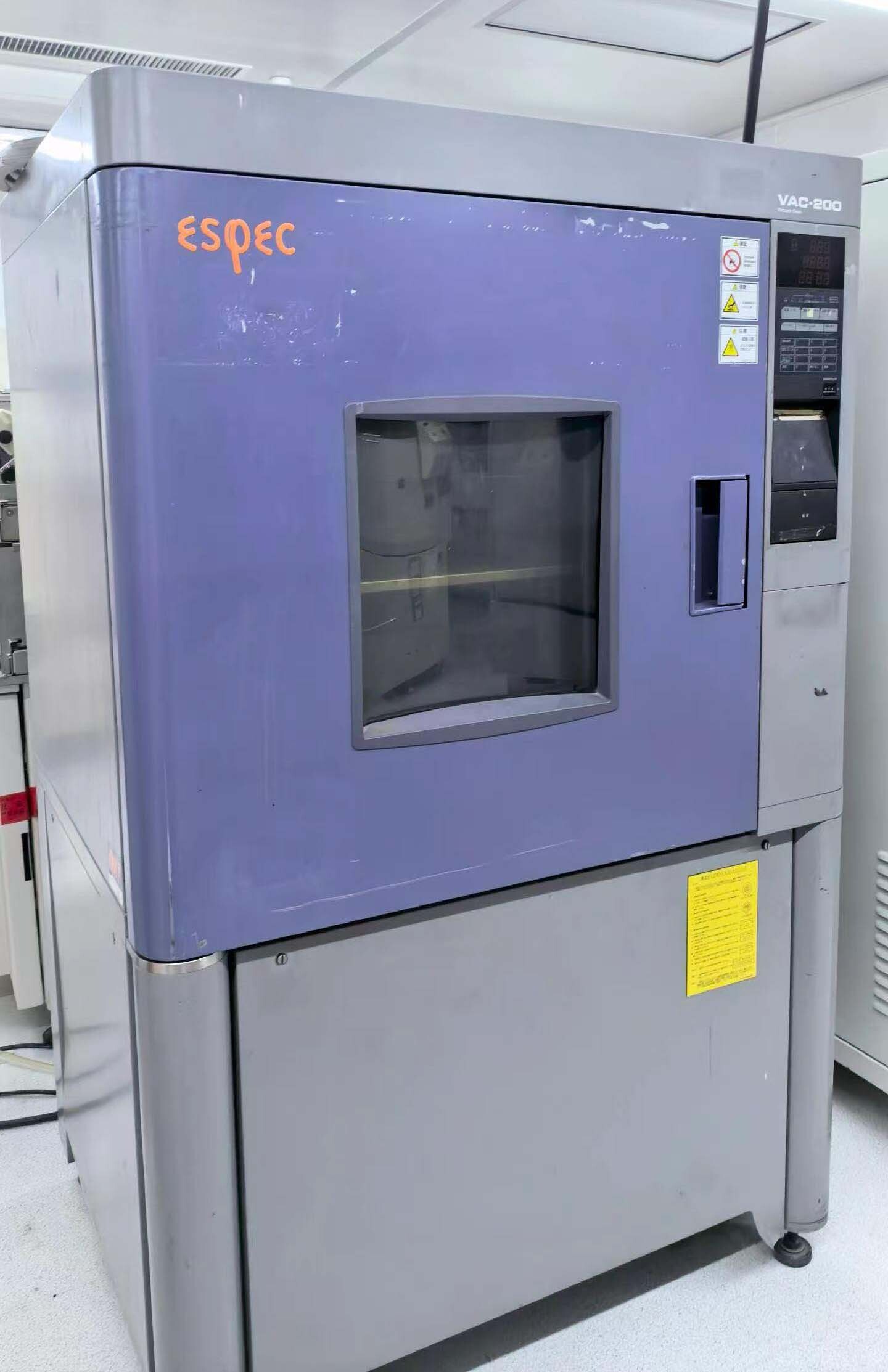 사진 사용됨 ESPEC VAC-200 판매용