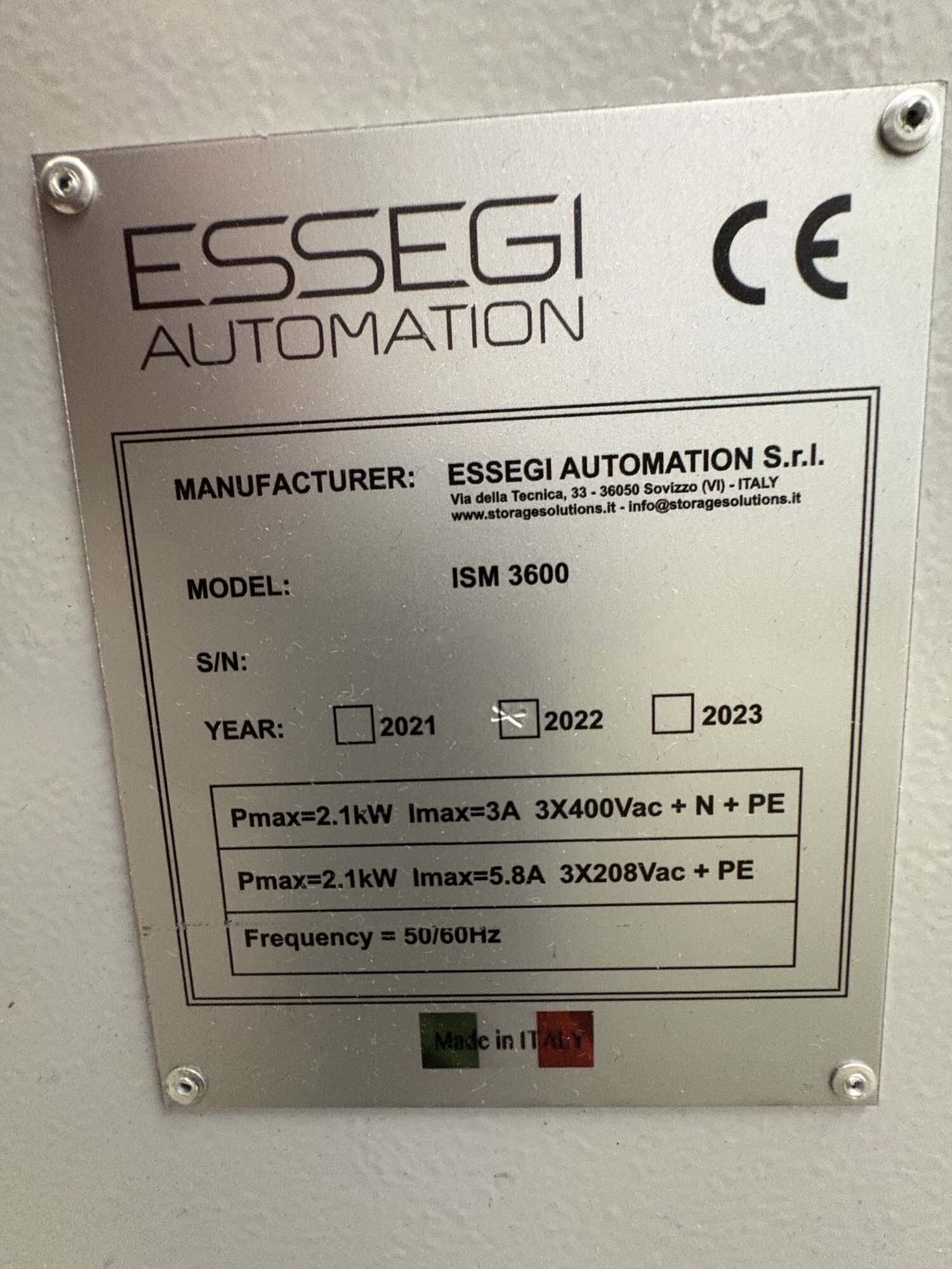 图为 已使用的 ESSEGI ISM 3600 待售