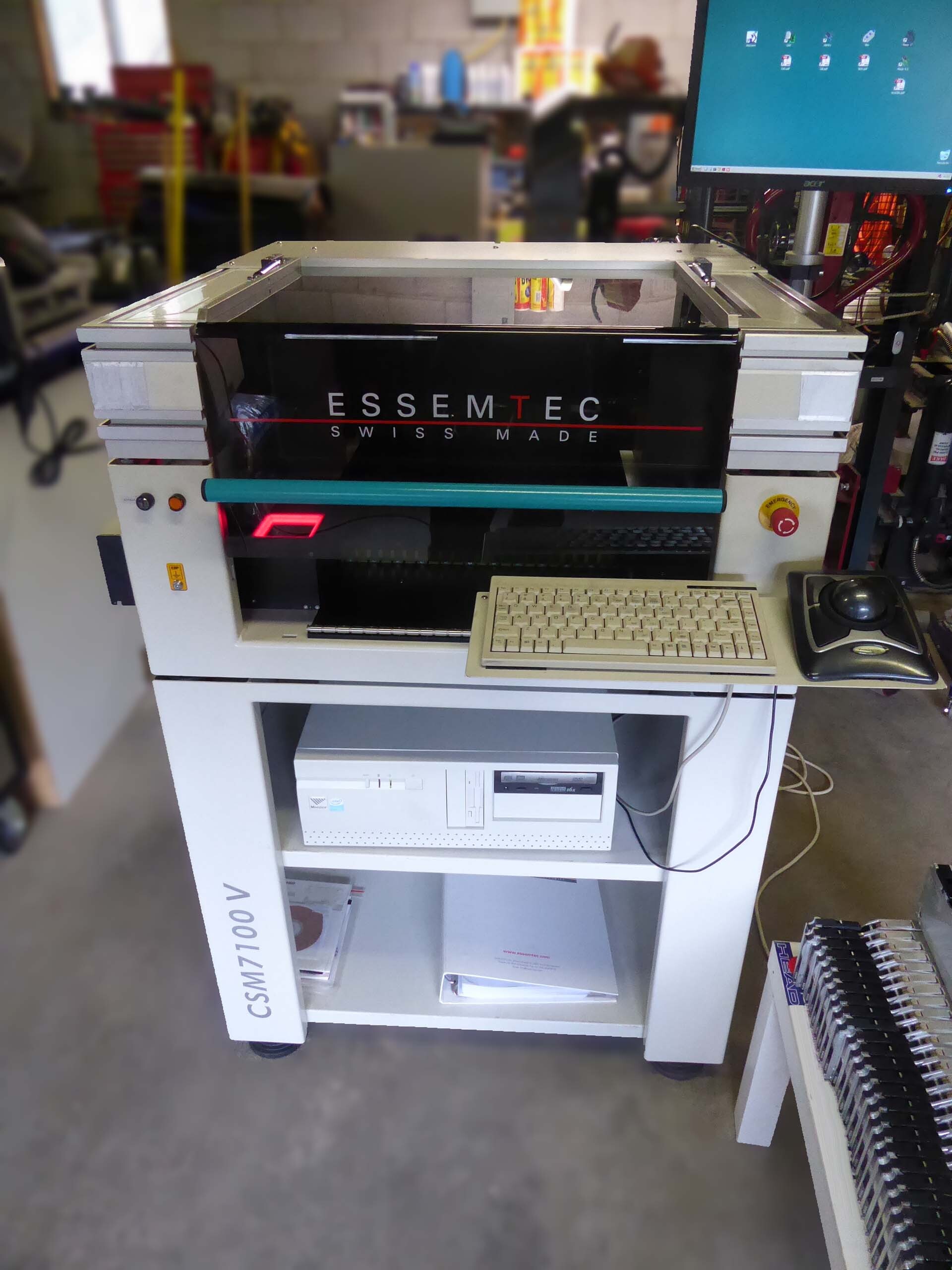 Photo Used ESSEMTEC CSM-7100V For Sale