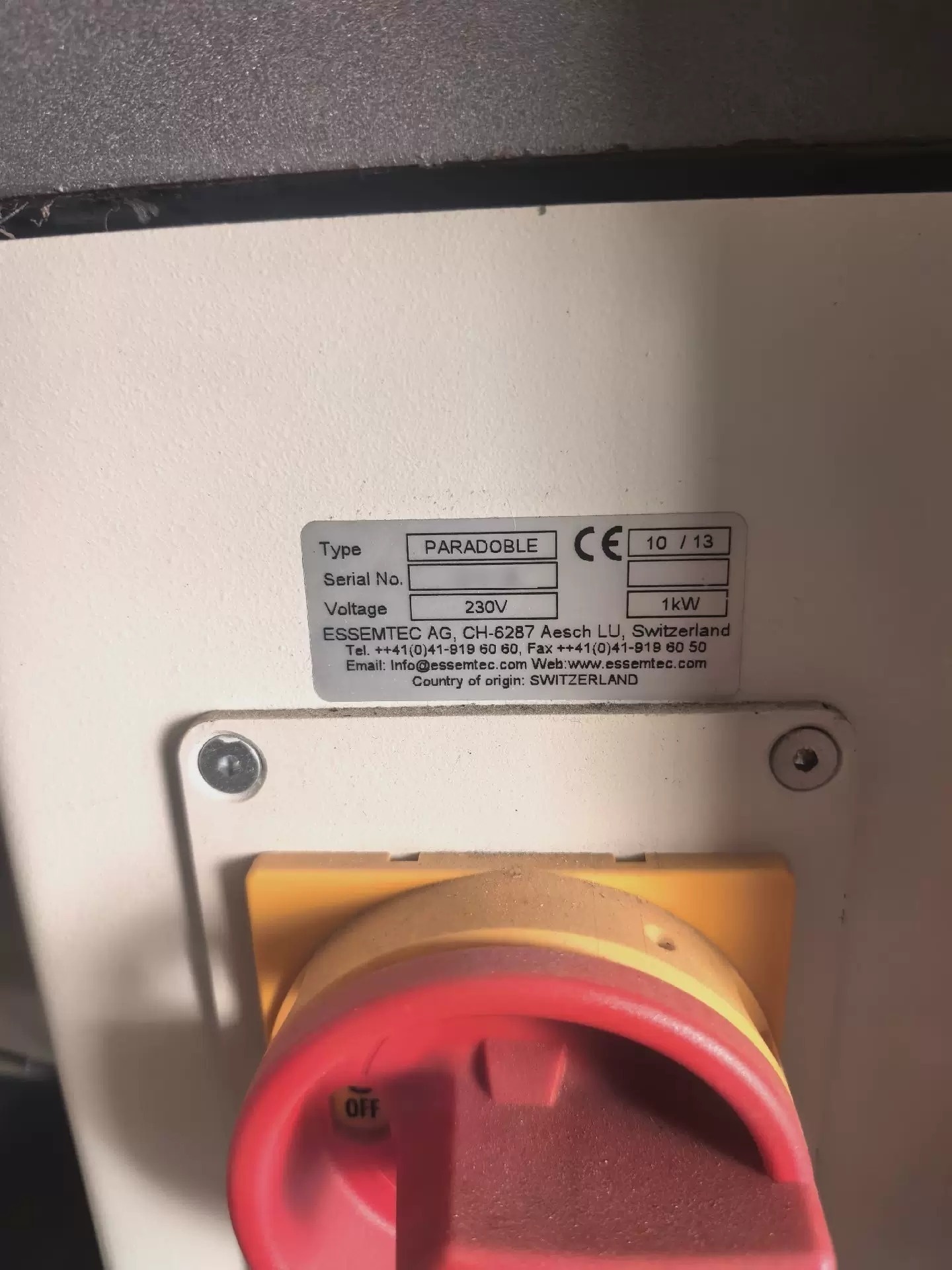 Foto Verwendet ESSEMTEC Paraquda 4 Zum Verkauf