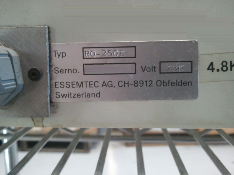 フォト（写真） 使用される ESSEMTEC RO-250E 販売のために