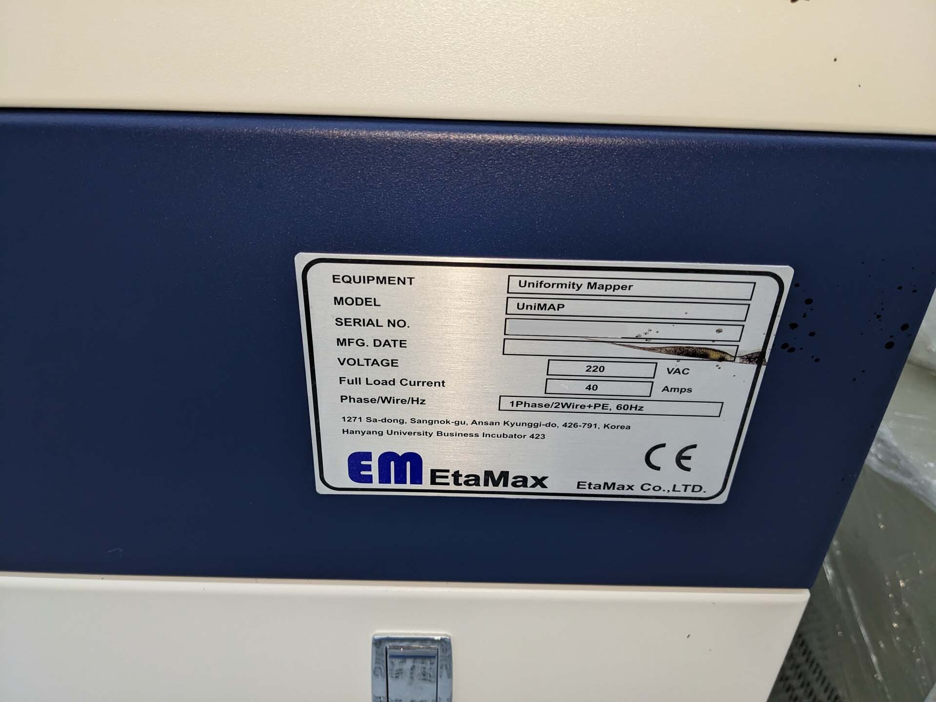 Photo Used ETAMAX Unimap For Sale