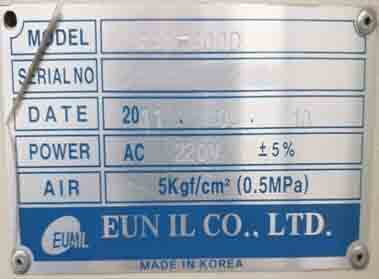 Photo Used EUNIL ESB-300D For Sale