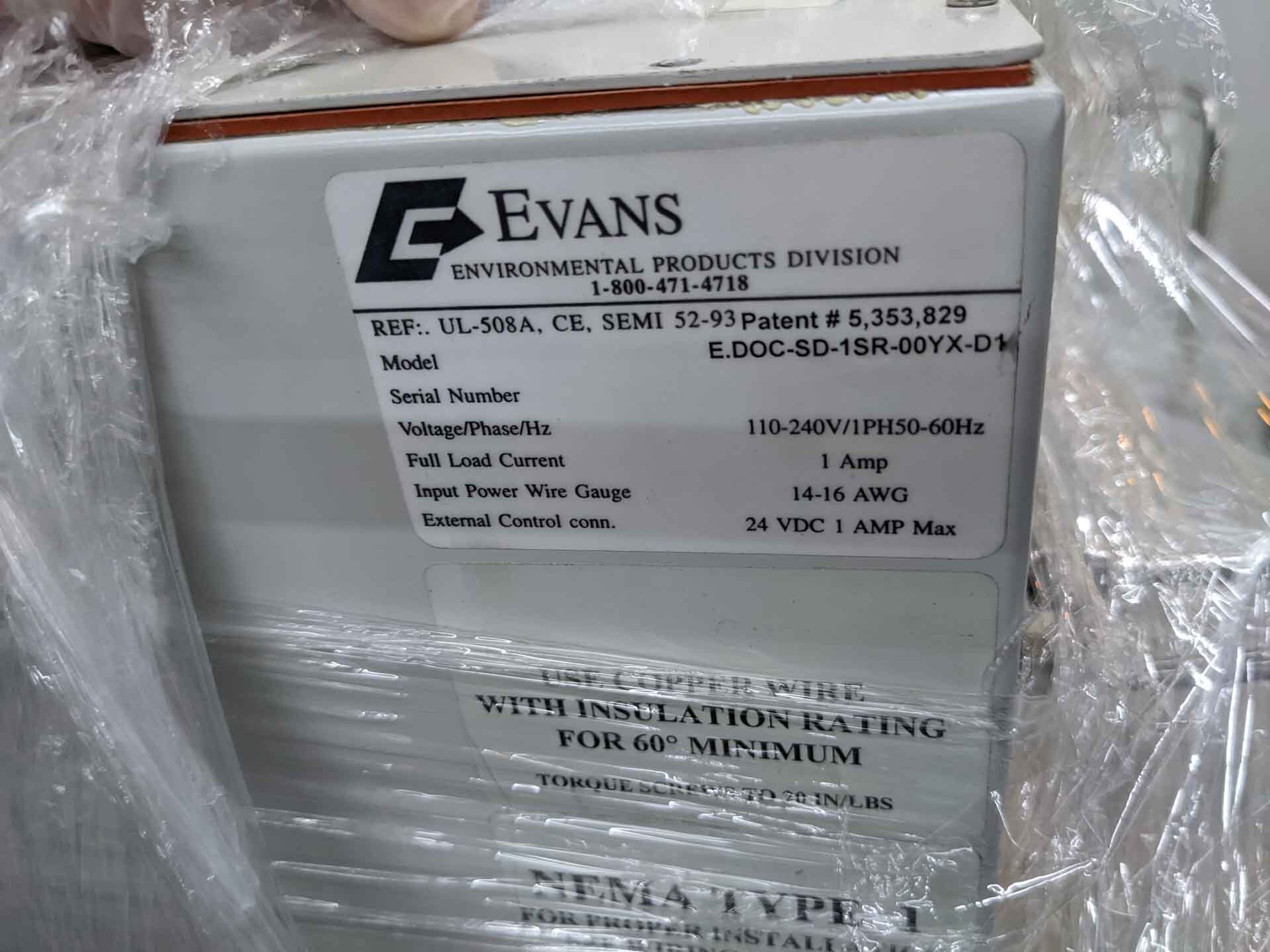 Photo Used EVANS E-DOC-SD-1SR-00YX-D1 For Sale