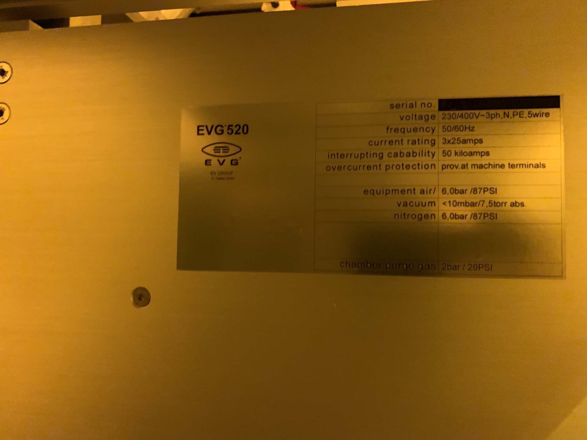 사진 사용됨 EVG / EV GROUP 520 판매용
