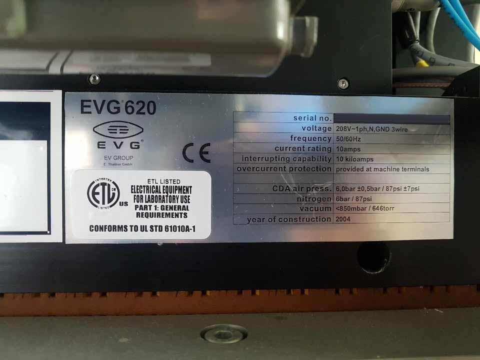 Photo Used EVG / EV GROUP 620 For Sale