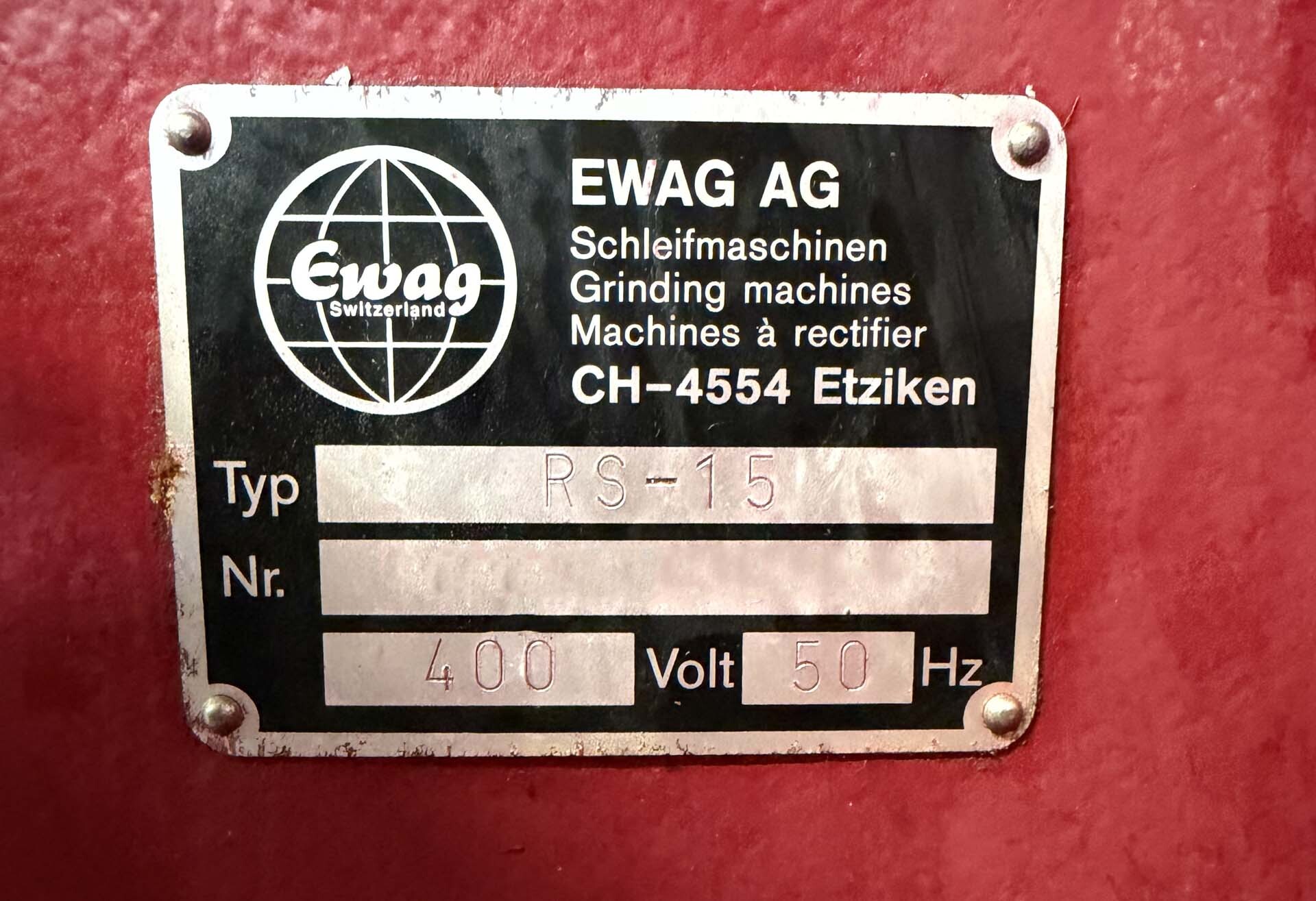 사진 사용됨 EWAG RS-15 판매용