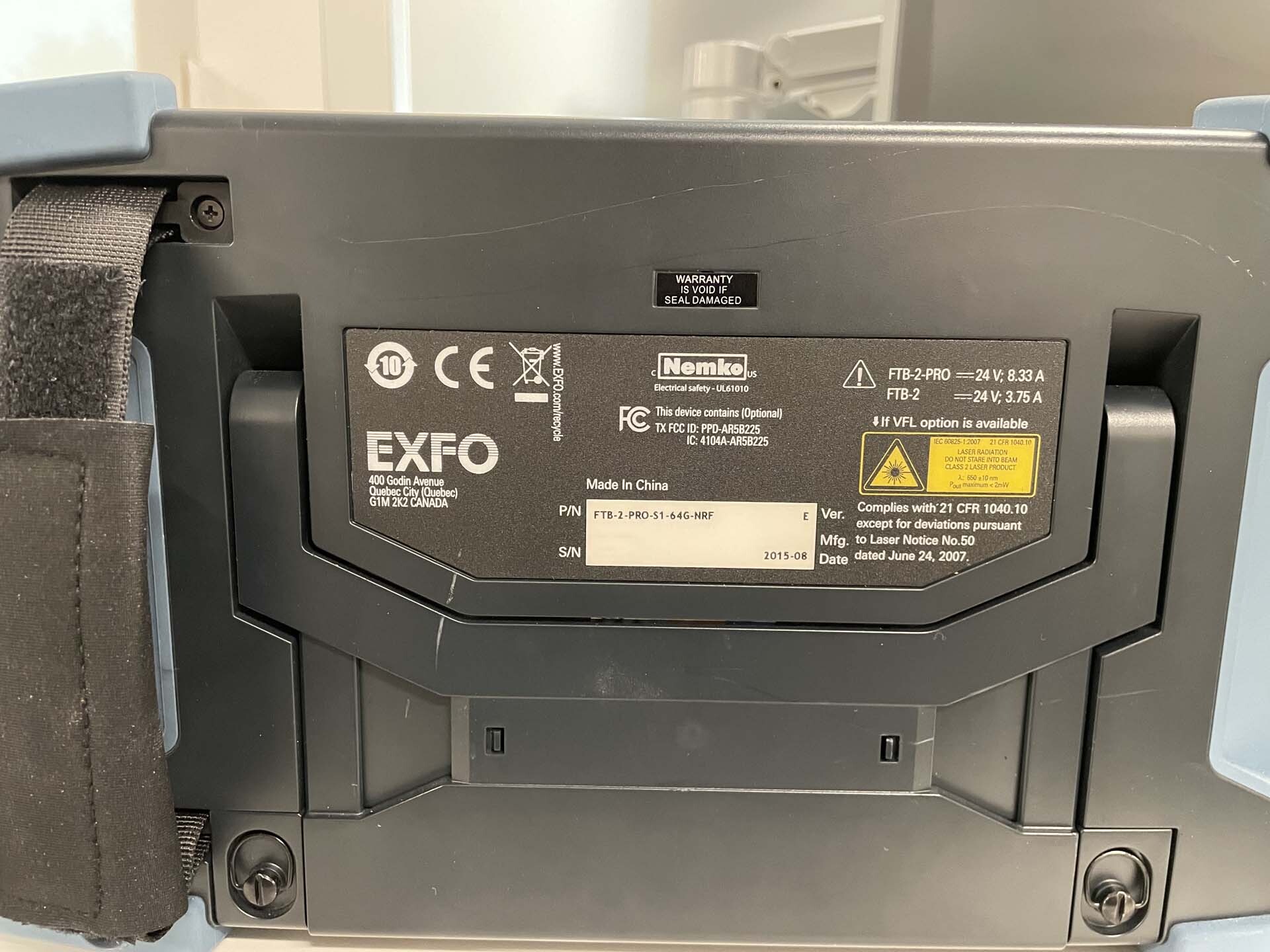 圖為 已使用的 EXFO FTB-2 Pro 待售