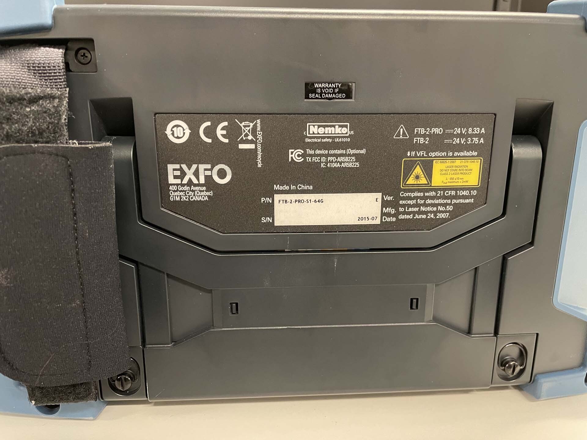 圖為 已使用的 EXFO FTB-2 Pro 待售