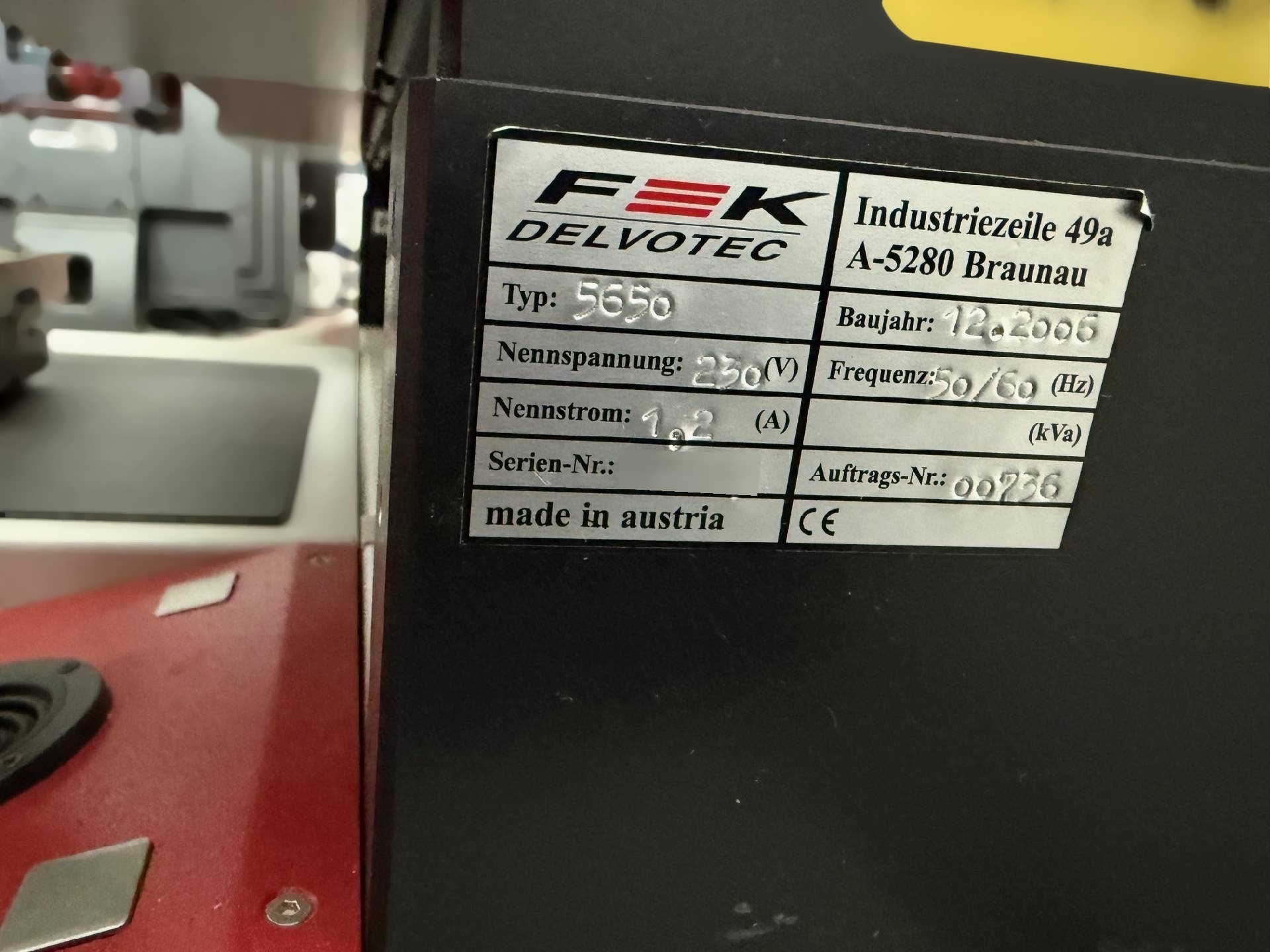 图为 已使用的 F&K DELVOTEC 5650 待售