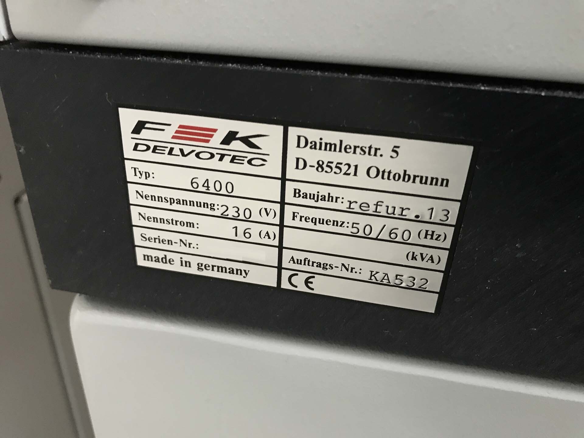 사진 사용됨 F&K DELVOTEC 6400 판매용