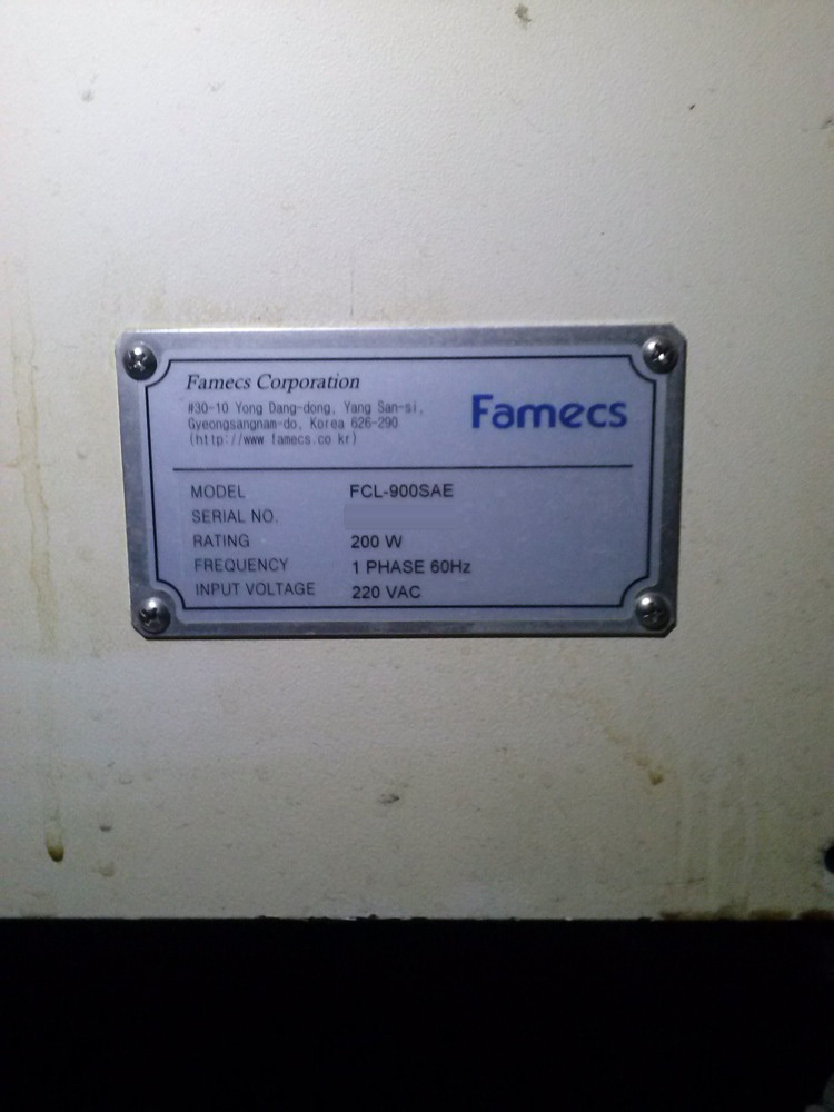 圖為 已使用的 FAMECS FCL-900SAE 待售