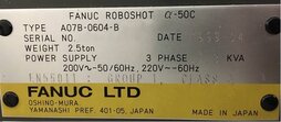 Photo Used FANUC Roboshot Alpha-50c For Sale