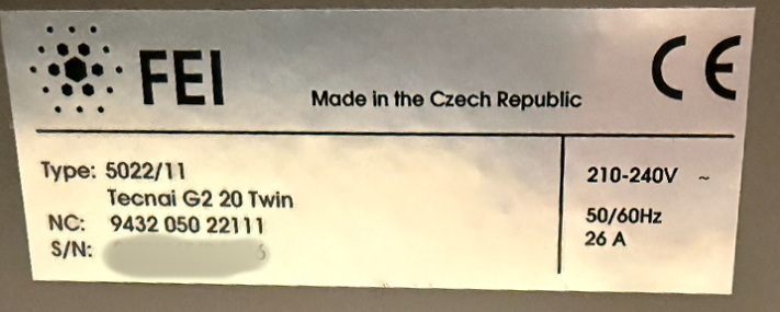 Photo Utilisé FEI Tecnai G2 20 twin À vendre