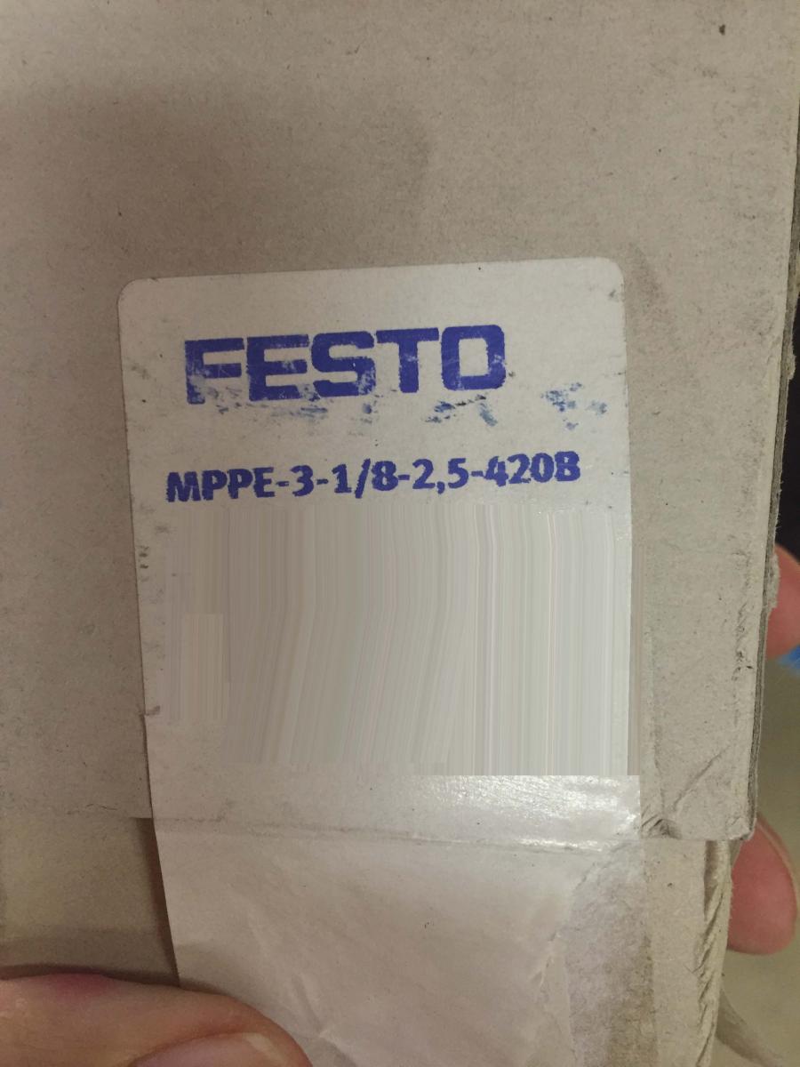 사진 사용됨 FESTO 164316 MPPE-3-1/8-2,5-420B 판매용