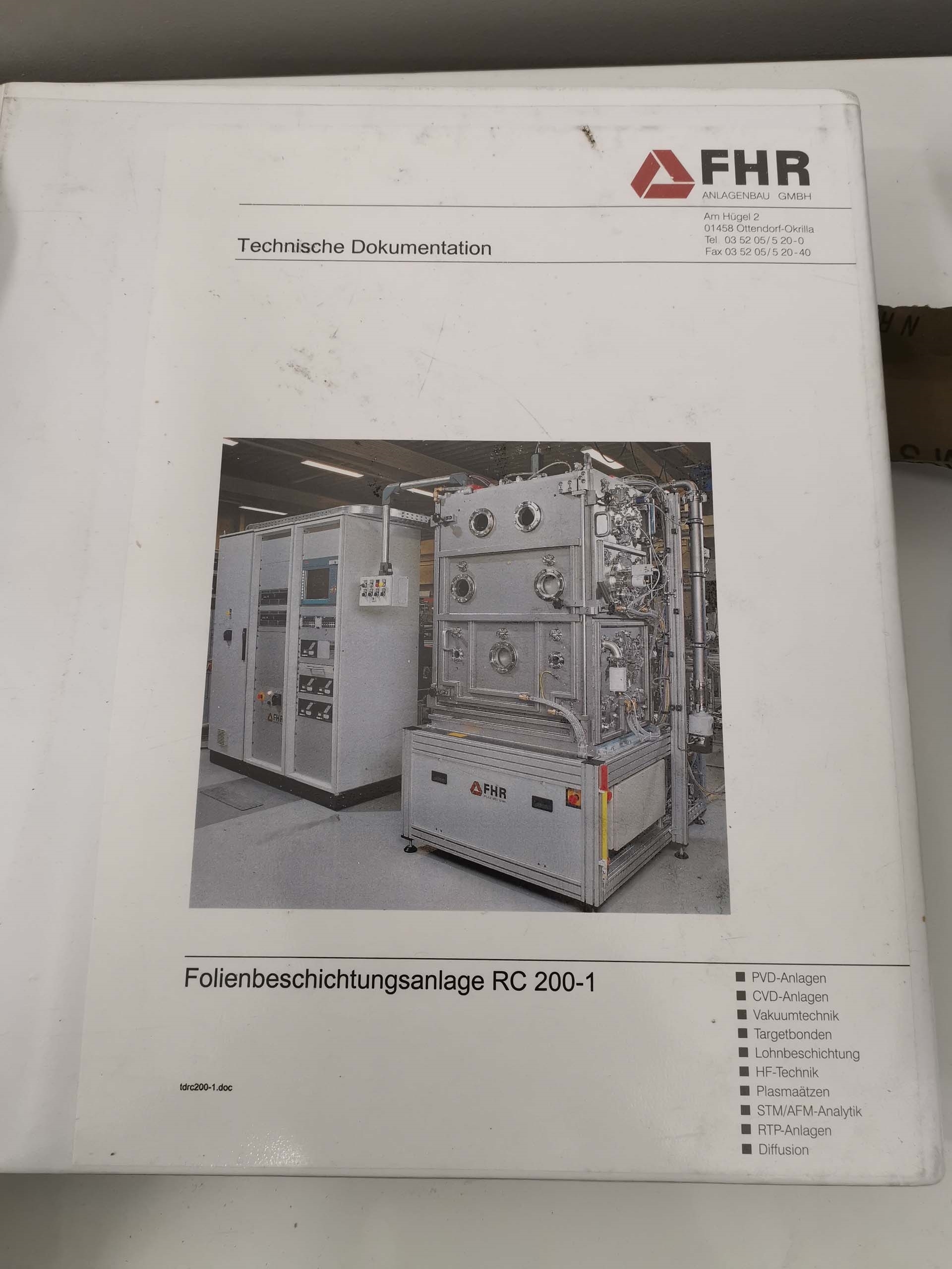 Photo Used FHR RC 200-1 For Sale