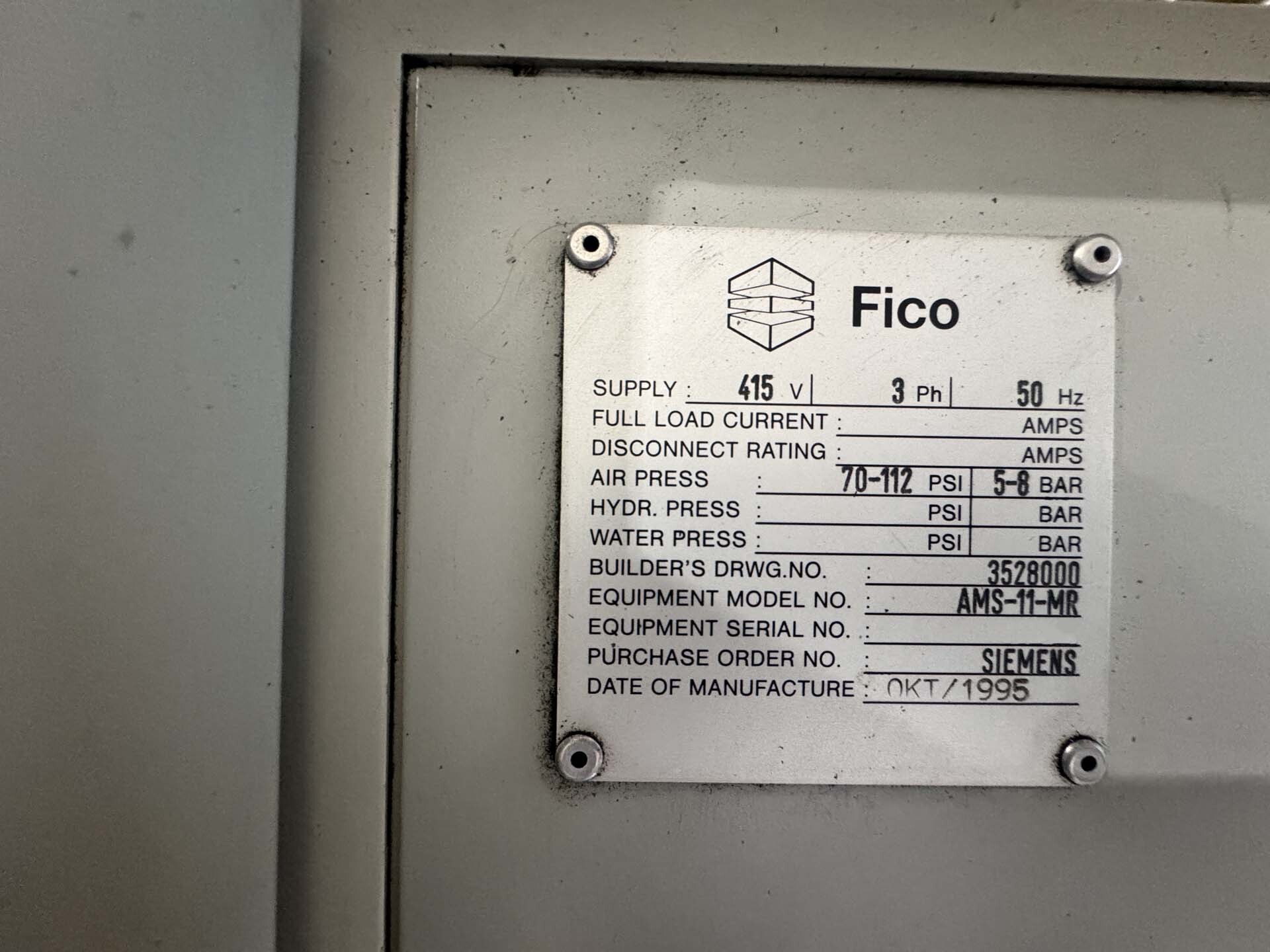 圖為 已使用的 FICO / BESI AMS 11 MR 待售