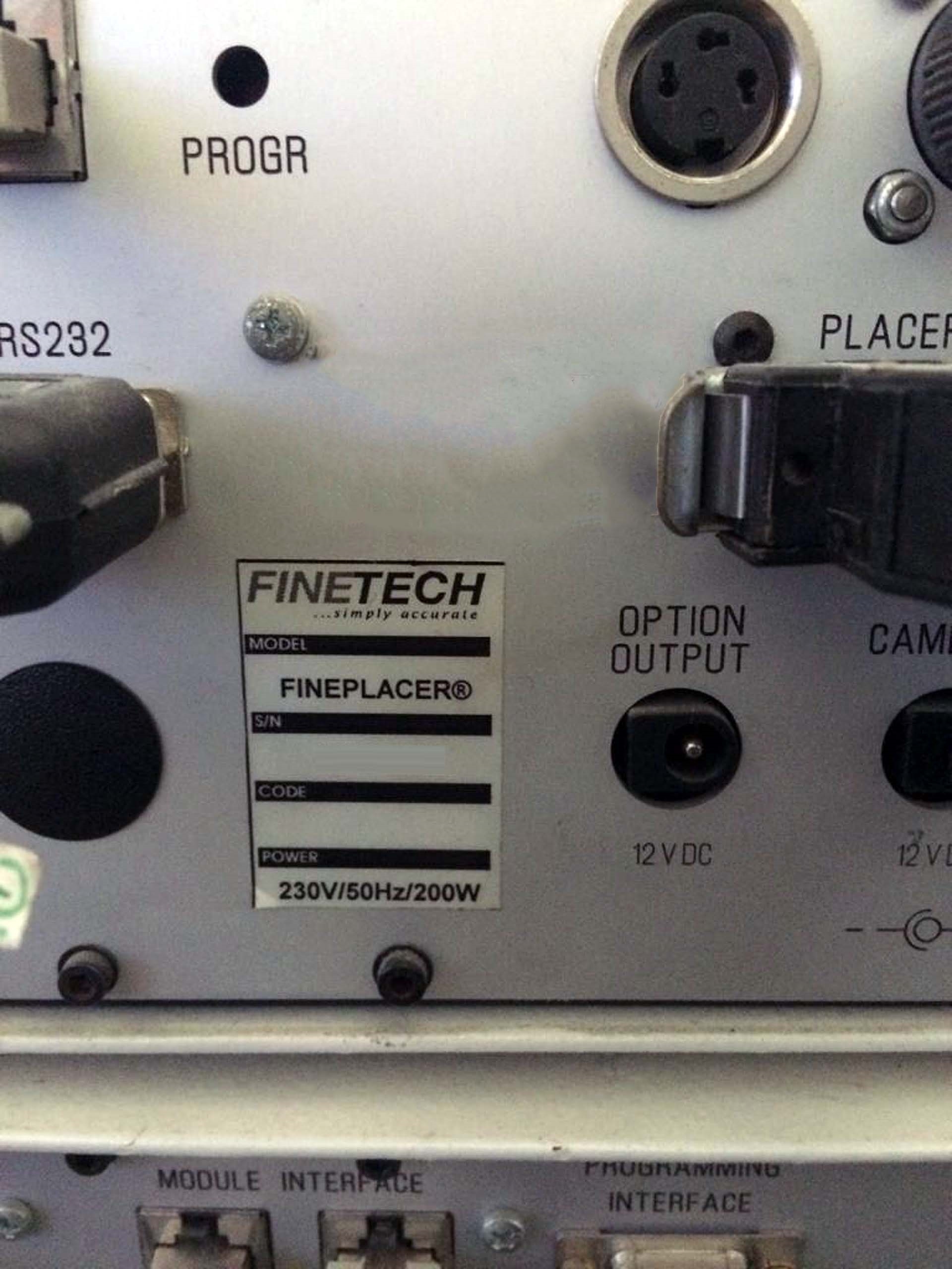Photo Used FINETECH Fineplacer For Sale