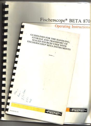 图为 已使用的 FISCHER Fischerscope Beta 870C 待售