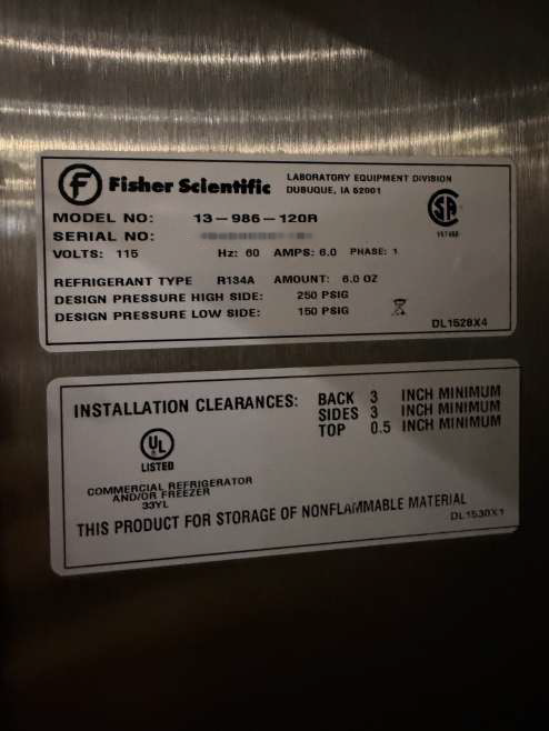Photo Utilisé FISHER SCIENTIFIC 13‑986‑120R À vendre