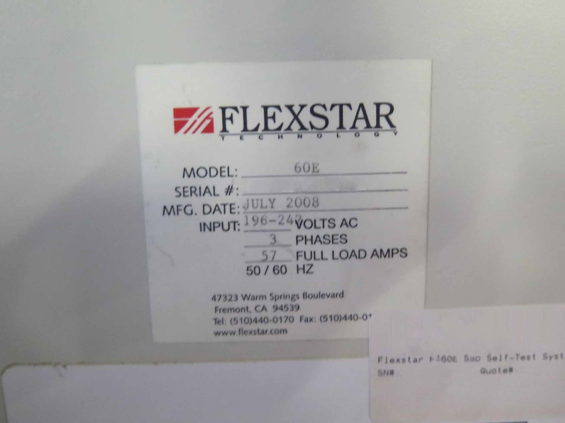 Photo Used FLEXSTAR F-60E For Sale