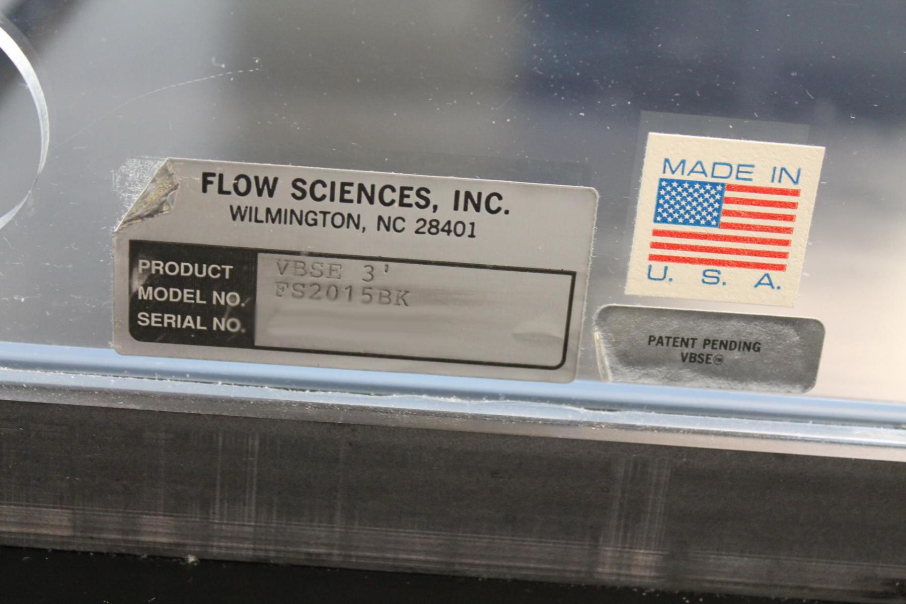 Photo Used FLOW SCIENCES FS-2015BK For Sale