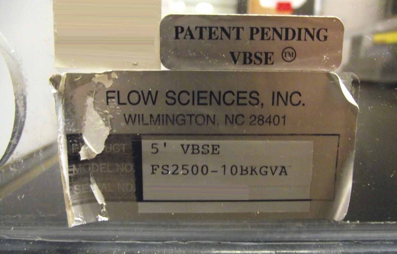 Photo Used FLOW SCIENCES FS2500-10BKGVA For Sale