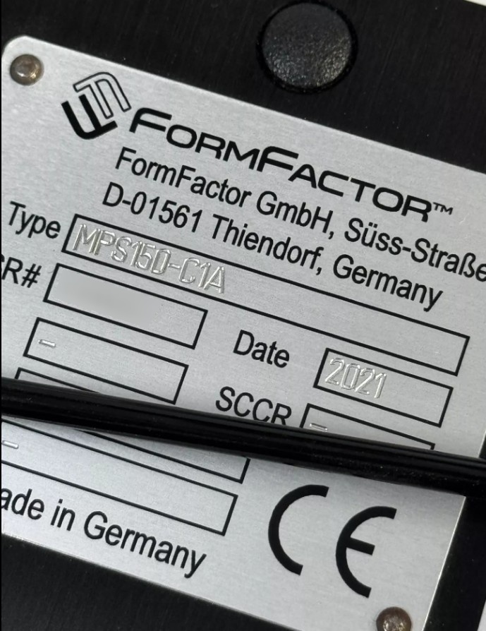 Foto Verwendet FORMFACTOR MPS150-C1A Zum Verkauf
