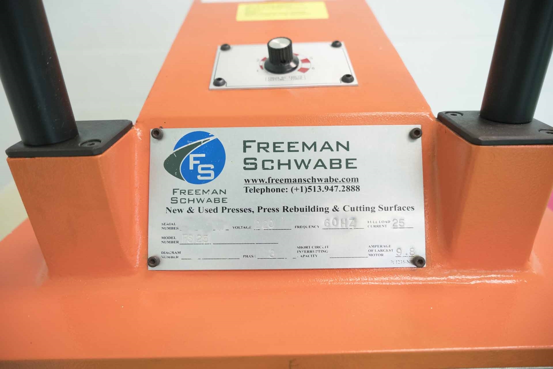 Photo Used FREEMAN SCHWABE FS 25 For Sale