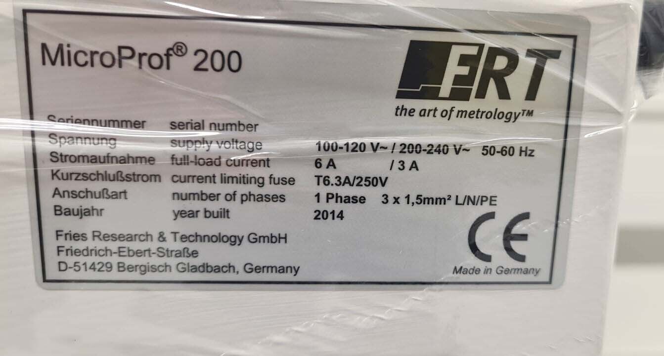 圖為 已使用的 FRT MicroProf 200 待售