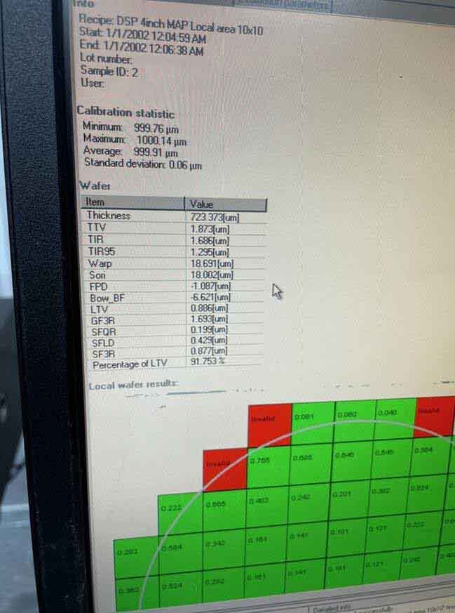 사진 사용됨 FRT MicroProf TTV200 판매용