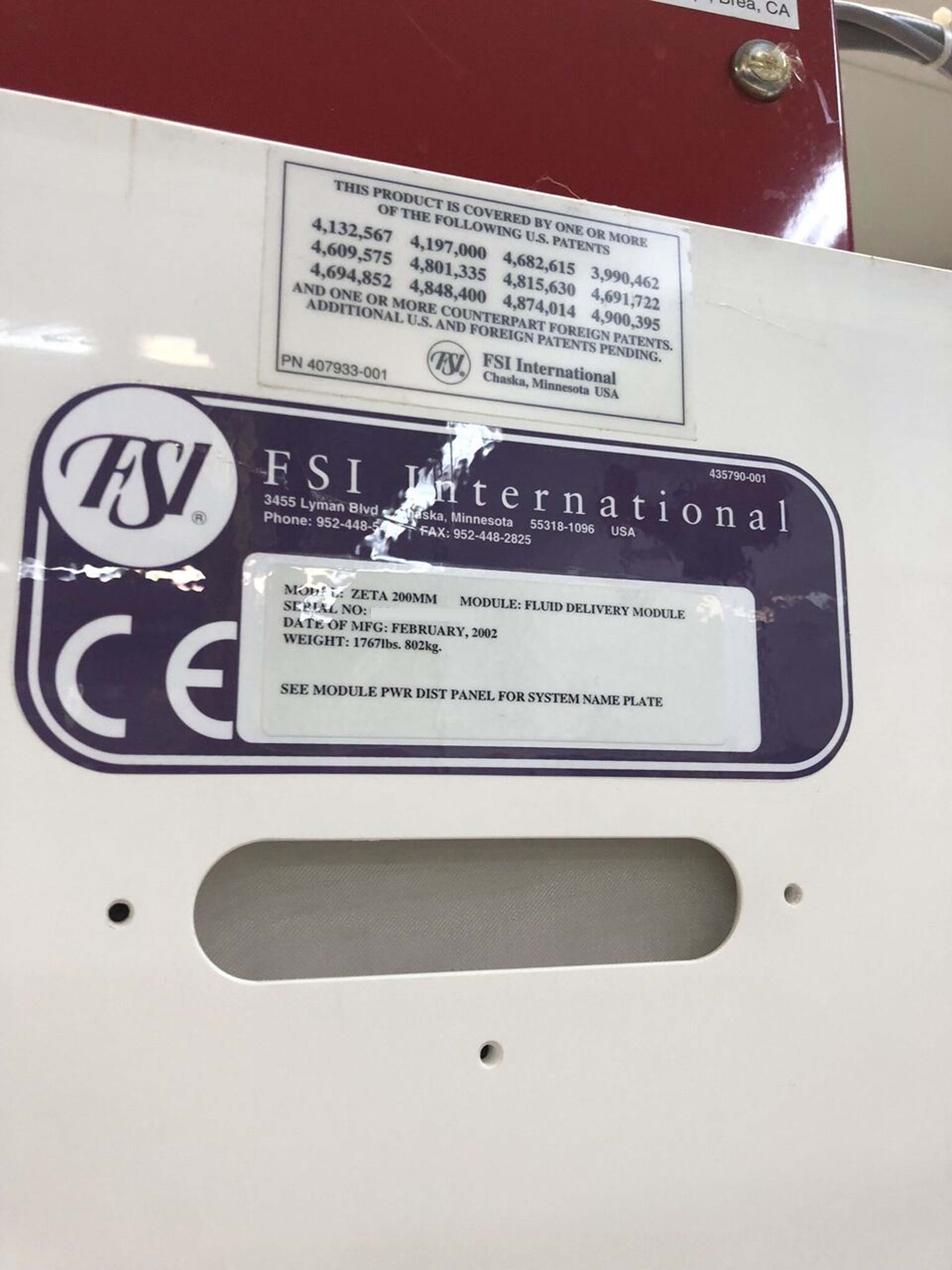 フォト（写真） 使用される FSI / TEL / TOKYO ELECTRON Zeta 200 販売のために